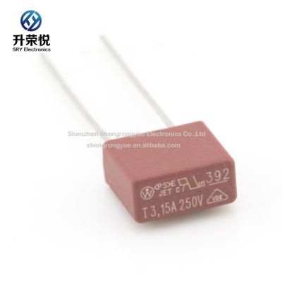 China Power Supplies Littelfuse Wickmann Box Type Fuse 39213150000 392 Series Fuse T3.15A 250V Square Fuse for sale