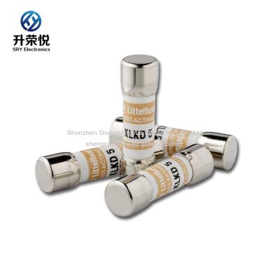 China Littelfuse KLKD.250T KLKD Series 250MA 600VAC/VDC 10x38mm Fast Acting Miniature Fuse Ignition for sale