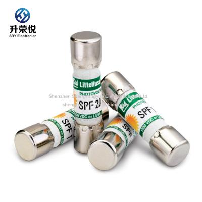 China Photovoltaic (PV) Systems Littelfuse 0SPF020.T SPF Series Fuses 20A 1000V 10*38mm Solar Fuses for sale