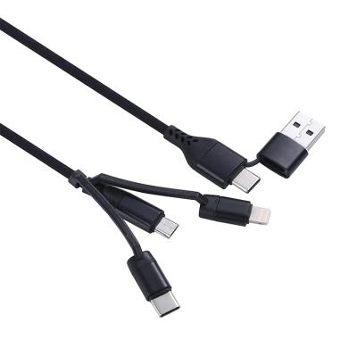 China MP3/MP4 Player 3 in 1 Type C and 2 in 1 USB-A USB-C Charger Data Cable for sale