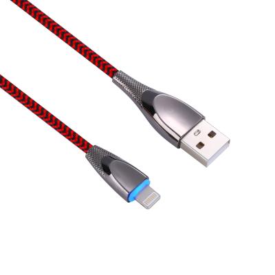 China Smart Fast Charging MP3 / MP4 Player USB Data Cable With Breathing Lamp for sale