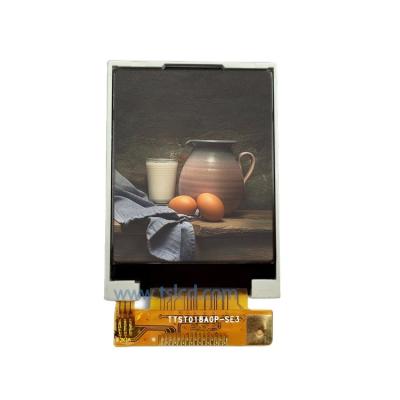 China 128x160 Resolution ILI9163V Controller 1.77 Inch 1.77 Inch TFT LCD Display for sale