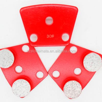 China Concrete Surface Diamond Grinding Plate 30# Concrete Grinding Dust Recovery Diamond Floor Grinding Plate for sale