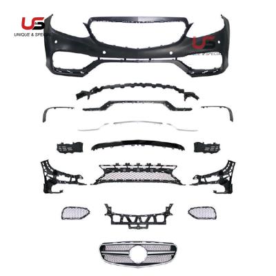 China High Quality PP Auto Parts E63 Body Kit For Mercedes Benz 2011-2015 W212 Modified To E63 AMG Style Front Bumper With Grill for sale