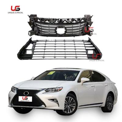 China Auto Parts High Quality Plastic Upper and Lower Grill For Lexus ES250 ES300 ES350 2016-2017 OEM 53111-33450 Front Bumper Grille Chrome for sale