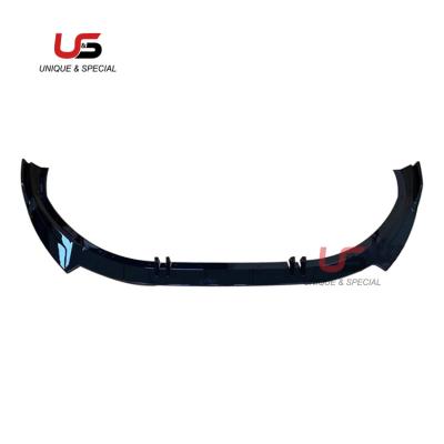 China High Quality Anti-Collision ABS Front Lip For Audi A6 A6L 2020 2021 Under Guard Plate for sale