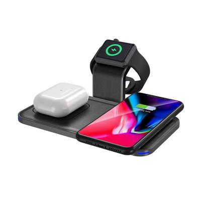 China For airpods manufacturer provide 3 in 1 wireless charging station 3 in 1 wireless charger holder for iphone for sale