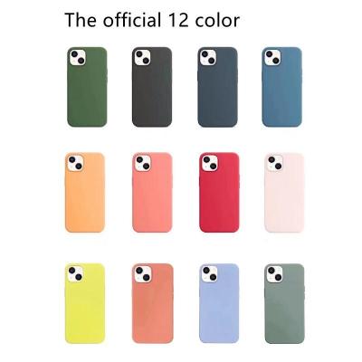 China Shockproof For Iphone 13 Series Silicone Apple Case Silicone Case Iphone 13 Case Silicon for sale