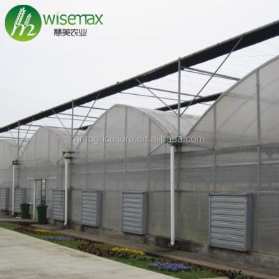 China Sale UV Resistant Industrial Poly Tunnel CO2 Generator Greenhouse For Cucumber for sale