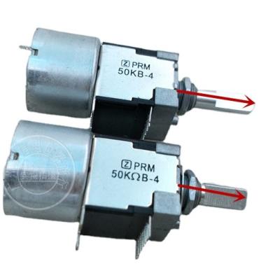 China RK168 Power Motor Potentiometer With Motor Rheostat Z PRM 50KB-4 Single Row Single Row Motor Rheostat for sale