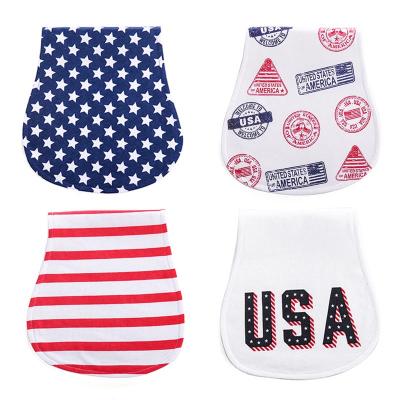 China Maker Washable Print Fabric Cute Pattern Infant Toddlers Fashion Baby Bibs for sale