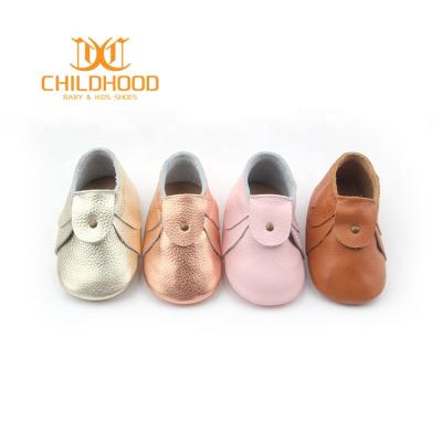 China ARCH SUPPORT factory wholesale baby moccasins genuine leather baby shoes for sale