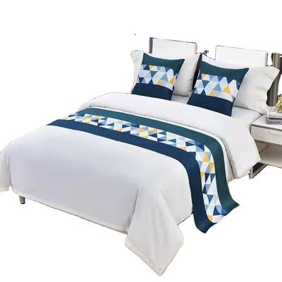 China Factory Direct Wholesale Disposable Luxury Hotel Bed Runner Design Bed Slings And Runners In Bedding Set for sale