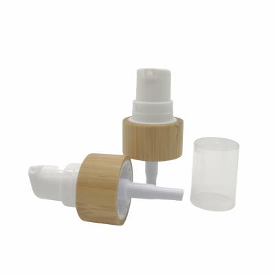 China Non spill factory direct sale in stock hot sale 18 wood and bamboo 20 24 pp treatment pump for PET bottle for sale