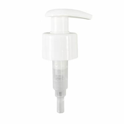 China Low price non refillable and high quality eco-friendly plastic 20 24 28 round white and black lotion pump for sale