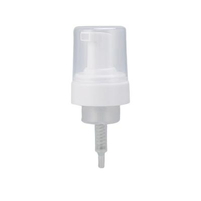 China Customized Hot Selling New Non-refillable Type - Logo PP White Cover Foam Dispenser Pump for sale