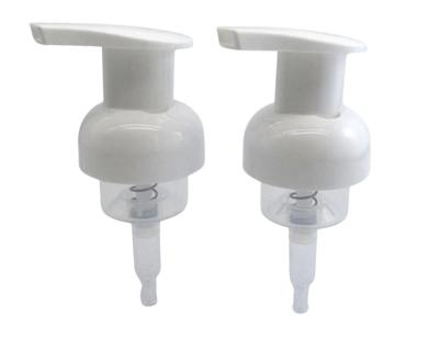 China 40 42 43 Nozzle Long Non Refillable Excellent Quality Factory Made PP White Foam Cream Pump for sale