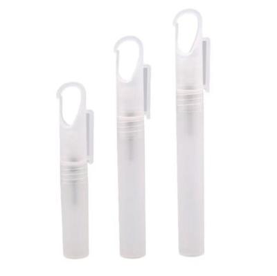 China Wholesale Free Sample Cosmetic Spray Pen Spray Mini Perfeum 10ml Plastic Bottle Empty Pocket Hand Sanitizer Bottle for sale