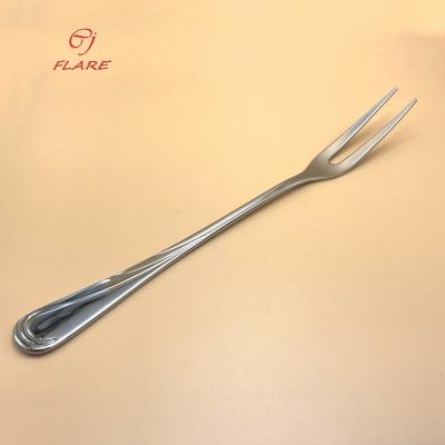 China Sustainable Luxury Stainless Steel Cutlery Set Serving Knife Fork Spoon Serving Flatware for sale