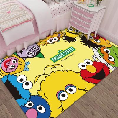 China Washable Soft Play Mat Baby Rug Blankets Kids Flannel Floor Carpets Blankets For Bedroom for sale