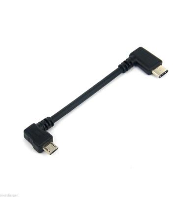 China 10cm Camera Type C to Micro USB B OTG Cable for DAC Portable Digital Audio Amplifier for sale