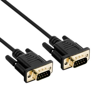 China COMPUTER D-SUB RS232 DB 9 Male To DB9 Male Extension Serial Cable for sale