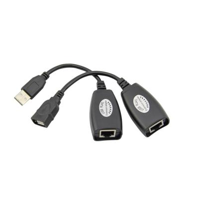 China Camera USB 2.0 to RJ45 Lan Extension Extender Adapter Over Cat5/Cat5e /Cat6 for sale