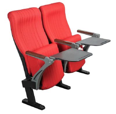 China Modern Theater Seats Suspension Seating Top Minimalist Tip Up Auditorium Chair With Tablet FGT-888 for sale