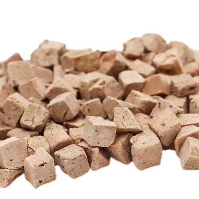 China Skin & Coat Health Natural Freeze Dried Chicken Liver Dehydrated Dog Treats Freeze Dried Dog Treats Pet Food for sale