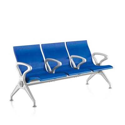 China Modern PU Waiting Chair 4 Seater Medical And Hospital Use For Waiting Room Lounge Bench for sale