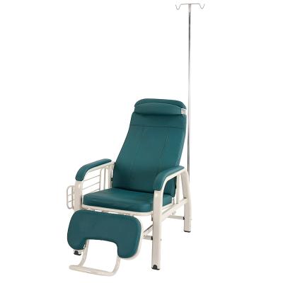 China Adjustable Clinical Seat/Infusion Chair Back Hospital Medical Chair Iron Metal PVC PVC View Inside Furniture Cushion Material for sale