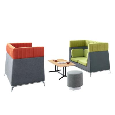 China Hot Sale Design Modular Modern Office Waiting Room Sofa High Back Cabin Sofa For Office Lounge And Club for sale