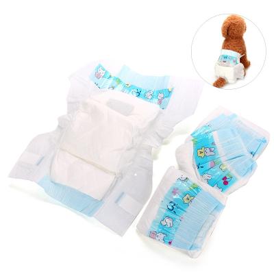 China Stocked Wholesale Soulucid Fujian Pet Diaper For Cats Dogs USA High Quality Fluff Pulp Disposable Pet Diapers for sale