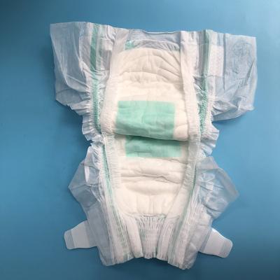 China Comfortable Plain Weave Baby Disposable Diapers With Magic Tape for sale