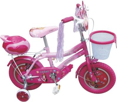 China 12 Inch Pink Steel Girls Bike Baby Bike With Good Quality for sale