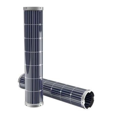 China LM-Q100 Solar Panel 18V 100W Solar Cylindrical Street Light Poles Solar System Solar Panels for sale