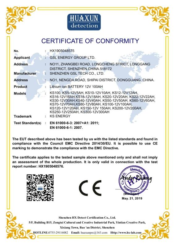 CE - Kingsing Energy (shenzhen) Tech Co., Ltd.