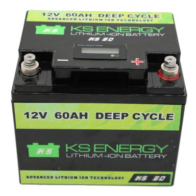 China AGV 3000cycles lifepo4 12v 60ah battery pack lithium battery for sale