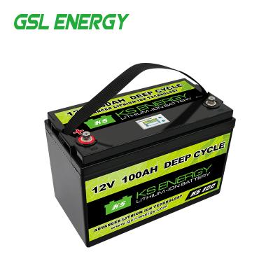 China Toys High End Rechargeable Deep Cycle 12V 100Ah Lithium Battery for sale