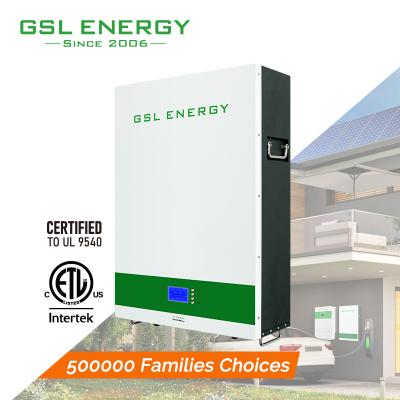 China Machine- GSL Professional Energy Lithium Ion Power Solar Storage Powerwall 51.2V 48V 100Ah 200Ah Lifepo4 Battery Pack for sale