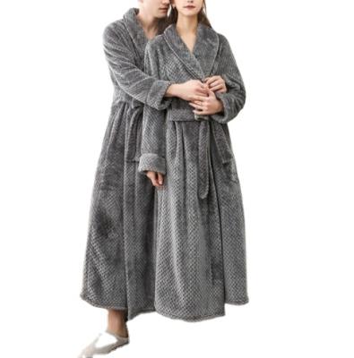 China Hot Selling Men's and Women's Soft Microfiber Flannel Bathrobe Custom Made 100% Adult VERY QUICK DRY for sale