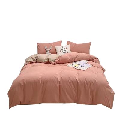 China Wholesale Custom Luxury Single 100% Polyester Cotton Anti-Static Four Pieces Washable Queen Bed Sheet Sets for sale