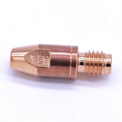 China MIG torch factory outlet diameter M8*30 copper contact tip for CO2 MIG xys 24KD type torch for sale