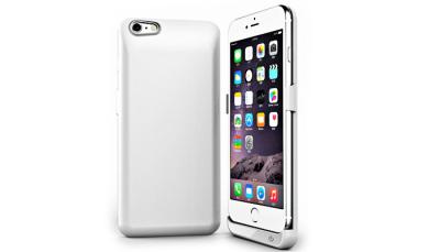 China Fresh White Light Iphone 6 Plus Charging Case Working 2.5 Hours 5800 mAh for sale