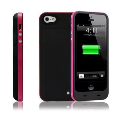 China Portable Backup Battery charger case For Iphone 5s Charging Case / Wireless Charging for sale