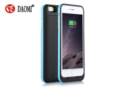 China Beautiful Blue Classic Iphone 6 Plus Charging Case External Battery 6800mAh for sale