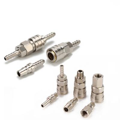 China Hose Lines Connect Stainless Steel Connector Water Oil Cooling High Quality Quick Coupling Coupler for sale