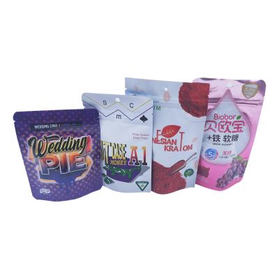 China Food Plastic Bag Mylar Printed Custom Food Candy Packaging Child Safe Packing Bags for sale