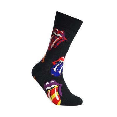 China Antibacterial Wholesale High Quality Streetwear Breathable Socks Feet Riding Boots Medium Tube Socks for sale