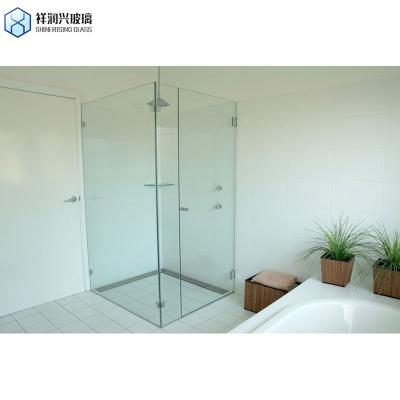 China 4mm 5mm 6mm 8mm 10mm 12mm 15mm 19mm gehard glas voor douche deur badkamer zwembad hek Te koop